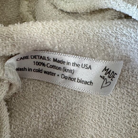 WEE MONSTER Rainbow Love Hoodie Girls 10 Retro Boho Velvet Patch Made In USA - Picture 9 of 9